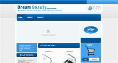 Desktop Screenshot of dreambeautyint.com